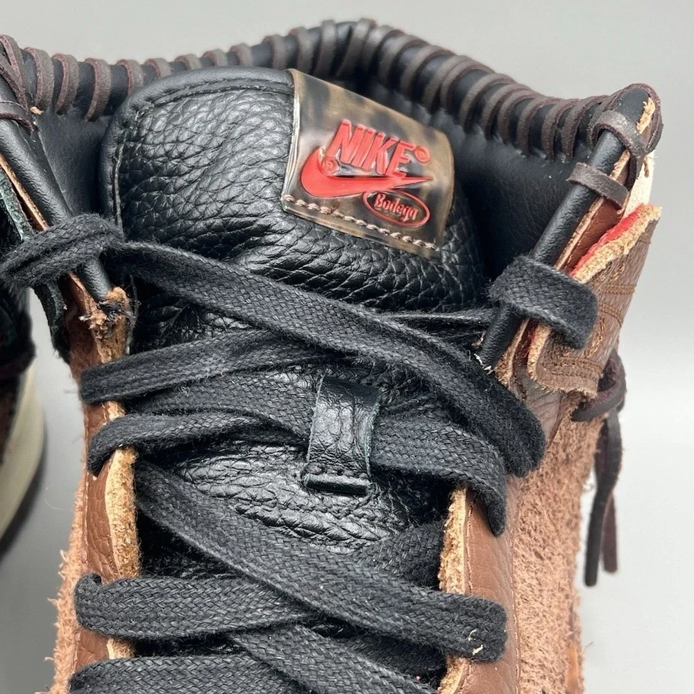 2020 Nike Dunk High Bodega Legend Fauna Brown Retro Shoes - Men's Size 10 USED